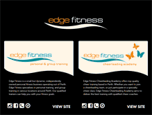 Tablet Screenshot of edgefitness.com.au